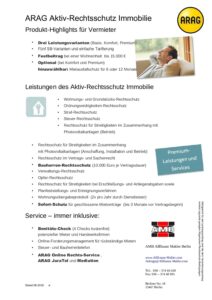 - AMB ARAG Vermieter Rechtschutz Highlights pdf