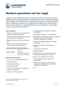 - AMB Jagdhaftpflichtverischerung Nuernberger pdf