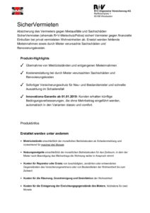 - AMB Mietausfallversicherung Produkt Highlights pdf
